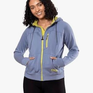 NWT RTIC Womens Water-Repellent Zip Up Hoodie Size Large